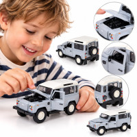 Metalinis kolekcinis automobilio modelis Land Rover Defender 90 Works V8 Islay Edition, 1:24, ZA6403