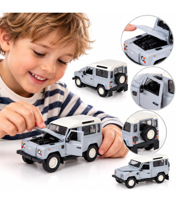 Metalinis kolekcinis automobilio modelis Land Rover Defender 90 Works V8 Islay Edition, 1:24, ZA6403