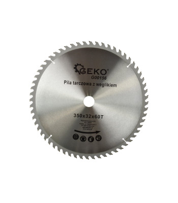 Medienos pjovimo diskas su kietmetalio dantukais 350x32x60T(20)