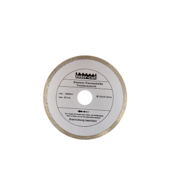 Ištisinis pilkas deimantinis pjovimo diskas 125mm (100)