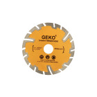 Segmentinis deimantinis pjovimo diskas giliam pjovimui GEKO 125 mm