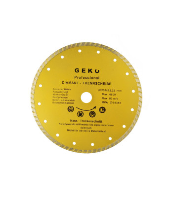 Deimantinis turbo diskas GEKO (25), 230 mm
