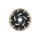 Segmentinis deimantinis pjovimo diskas, juodas, GEKO (100), 125 mm x 10 mm