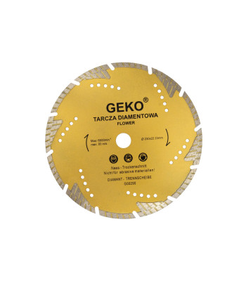 Deimantinis pjovimo diskas GEKO „flower“ (25/40), 230 mm