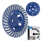 Deimantinis šlifavimo diskas turbo GEKO 125 mm M14