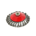 Šoninis pintas vielinis šepetys M14, 125 mm