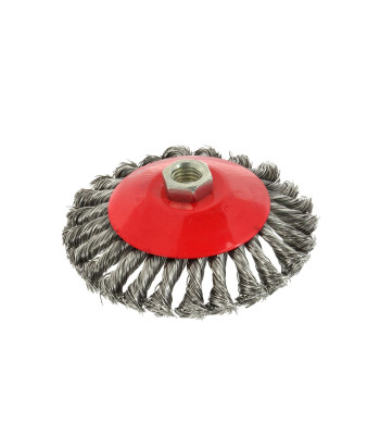 Šoninis pintas vielinis šepetys M14, 125 mm