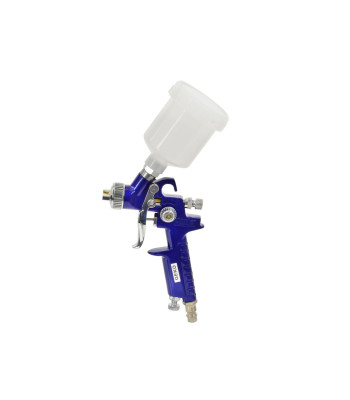 HVLP mini dažymo pistoletas su plastikiniu bakeliu, zb(20/40), 125 ml, 0,8 mm