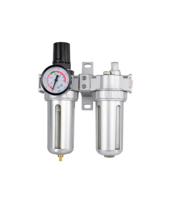 Oro reduktorius su oro filtru ir tepikliu, 2 elementų, 1/4"