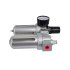 Oro reduktorius su oro filtru ir tepikliu, 2 elementų, 1/4"