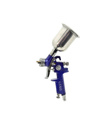 Mini HVLP dažymo pistoletas su metaliniu bakeliu – 125 ml, 0,8 mm (20/40)