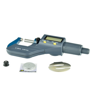 Elektroninis mikrometras su LCD, 0–25 mm, 0,001 mm