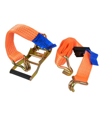 3 taškų tvirtinimo diržai autovežiui, 3m/4T/50mm (4 vnt.)