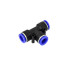 Automatinė įstumiama trišakė jungtis PU/PE žarnai, tipas T (20/500), 12 mm
