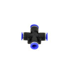 Automatinė kryžminė pneumatinės žarnos jungtis PU/PE 6mm (25/50/500)