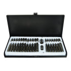TORX, SPLINE ir HEX antgalių rinkinys su metaline dėžute, CrV, 40 vnt.