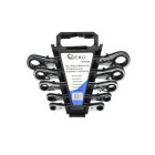 Žiedinių veržliarakčių su terkšle rinkinys, 5 vnt., CrV plienas, 6–22 mm (5/20)