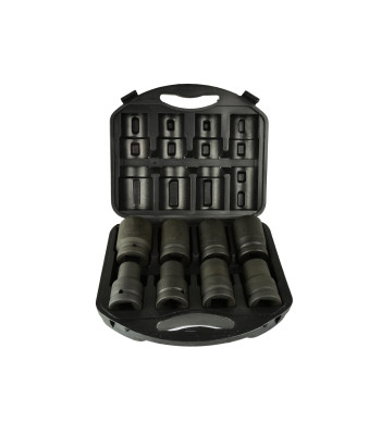 Smūginių galvučių komplektas, CRV, 8 vnt., 1″, 19–41 mm (5)