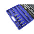 Galvučių ir TORX antgalių rinkinys CRV GEKO(3), 108 dalių, 1/2" ir 1/4"