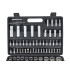 Galvučių raktų ir antgalių rinkinys, torx, 108 dalių, 1/4", 1/2", H tipo