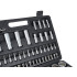 Galvučių raktų ir antgalių rinkinys, torx, 108 dalių, 1/4", 1/2", H tipo