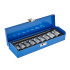 TORX galvučių komplektas GEKO metaliniame dėkle – 9 dalių, E10–E24, 1/2″