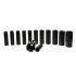 Smūginių galvučių rinkinys, 13 vnt., 1/2", 10–30 mm, Cr-Mo