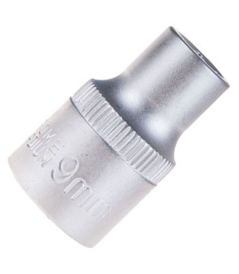 Šešiakampė galvutė CRV 1/2" 9mm (25/200)