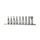 9 dalių TORX antgalių rinkinys T10–T60 1/4