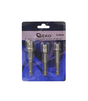 Suktuvo galvučių redukcijų komplektas 1/4", 3/8", 1/2" (25/100)