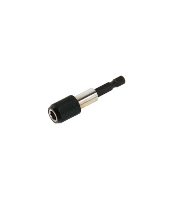 Magnetinis šešiakampis antgalių laikiklis su spaustuku 1/4" 60mm (500)