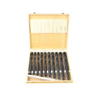 Metalo grąžtų komplektas, 10 vnt., MK2, 14,5–23 mm