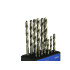Metalinių grąžtų komplektas GEKO, 13 vnt., 2–8 mm (40)