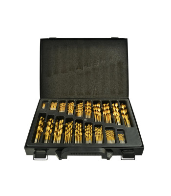 HSS TiN grąžtų rinkinys metalui, 170 vnt., box(5)