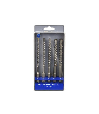 SDS Plus grąžtų rinkinys, 5 vnt., 5–12 mm