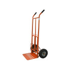 Transportavimo vežimėlis oranžinis su išskleidžiama platforma 250 kg 400 x 300 mm