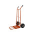 Transportavimo vežimėlis oranžinis su išskleidžiama platforma 250 kg 400 x 300 mm