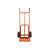 Transportavimo vežimėlis oranžinis su išskleidžiama platforma 250 kg 400 x 300 mm