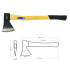 Kirvis su mediniu kotu PROFI 1250Gx24" (6/12)