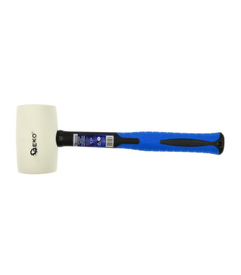Baltas guminis plaktukas Geko Premium r.fiberglass 16 OZ/600G (24/48)