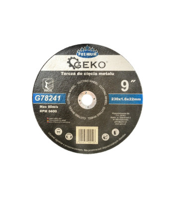 Metalo pjovimo diskas GEKO PREMIUM Inox (5/25/100) 230x1.6