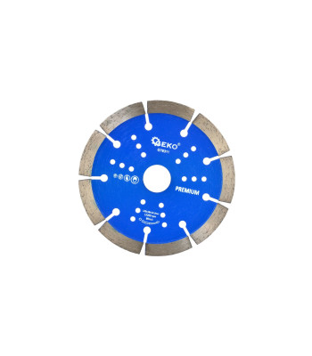 Segmentinis deimantinis pjovimo diskas GEKO PREMIUM by laser (100) 125x10x22,2mm