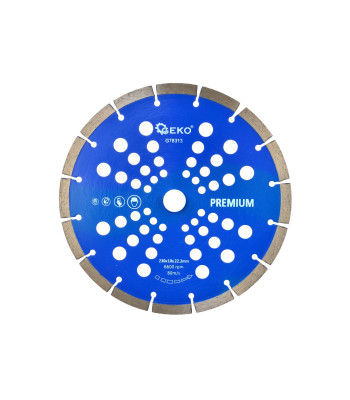Deimantinis segmentinis diskas GEKO PREMIUM by laser (25), 230x10x22,2mm