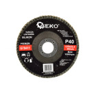Lamelinis šlifavimo diskas GEKO PREMIUM SILIKON 125mm P40 (10/200)