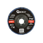 Lamelinis šlifavimo diskas „CYRKON“, GEKO PREMIUM – 125mm P40 (10/200)