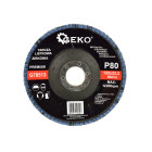 Lamelinis šlifavimo diskas GEKO PREMIUM CYRKON 125mm P80 (10/200)