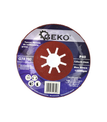 Fibro diskas gresui šlifuoti P40 (10/200), 125 mm