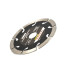 Segmentinis deimantinis pjovimo diskas Heidmann, juodas (100/200), 125x22,2x10mm