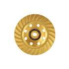 Turbo deimantinis diskas betonui šlifuoti Heidmann 125mm M14