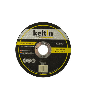 Metalo pjovimo diskas KELTIN (25/100/400) 125x1.2mm